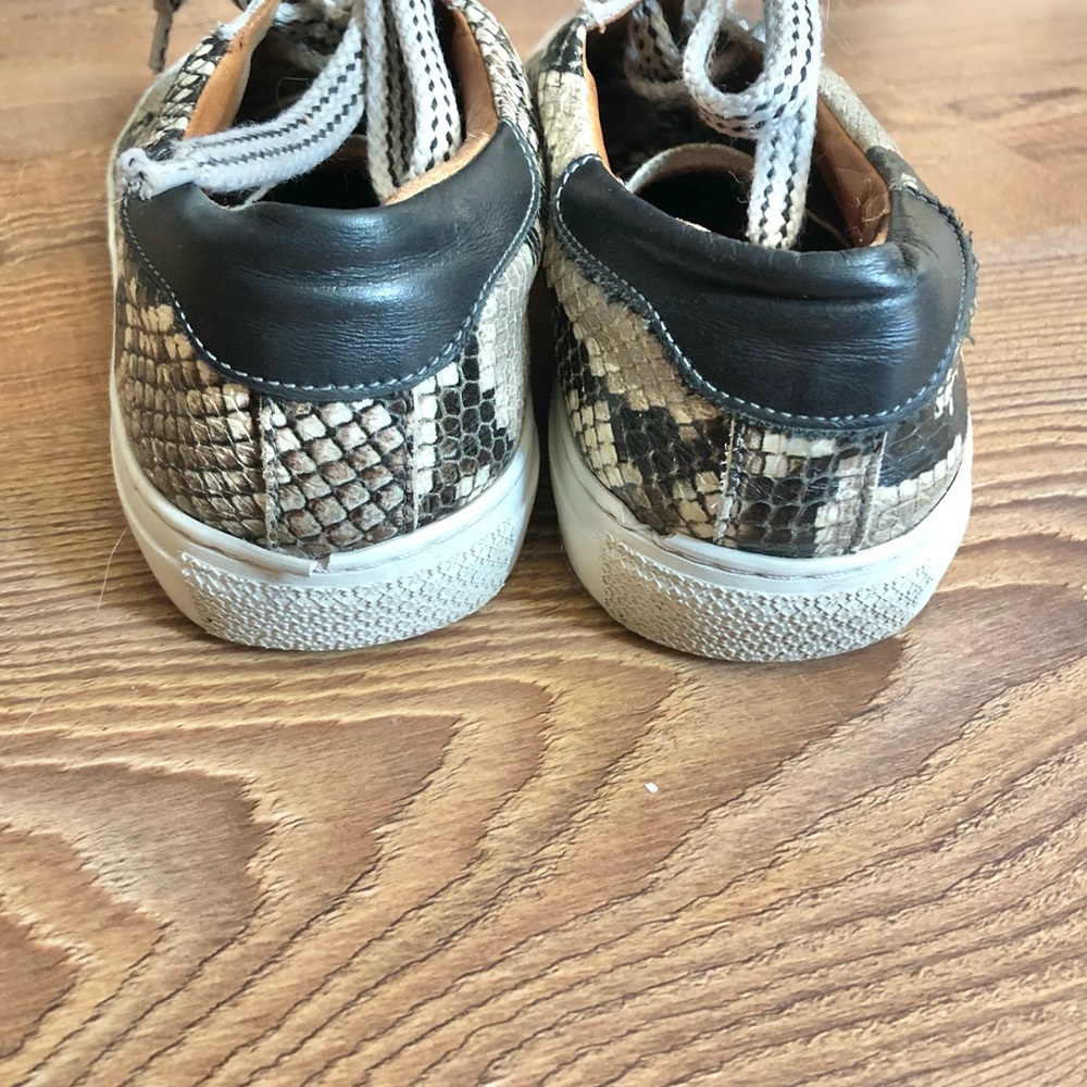 Veronica Beard Sami Python Print Leather Sneaker,… - image 8